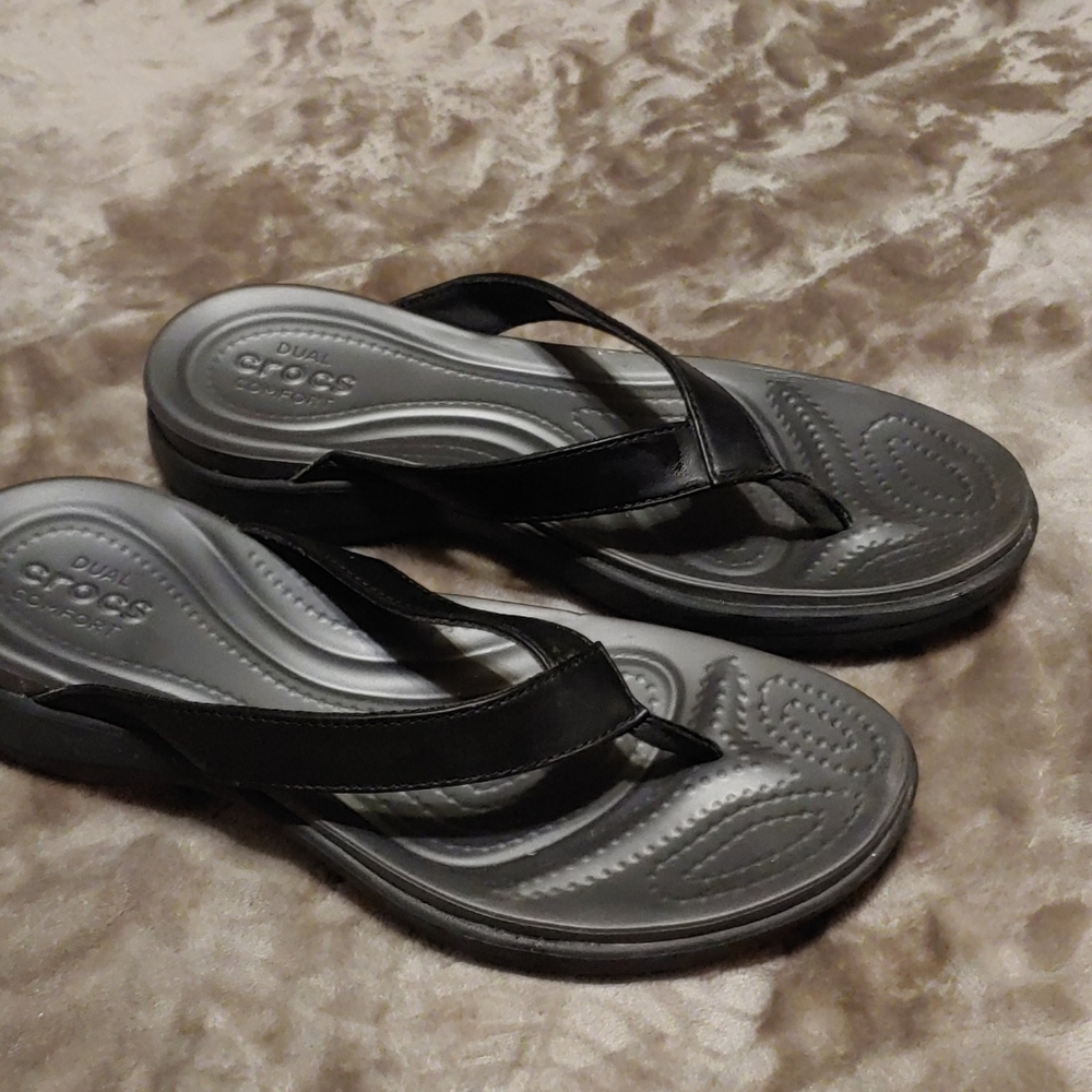 Crocs flip flops